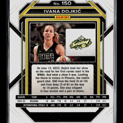 2023 Panini Prizm WNBA Ivana Dojkić #150 RC