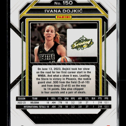 2023 Panini Prizm WNBA Ivana Dojkić #150 RC