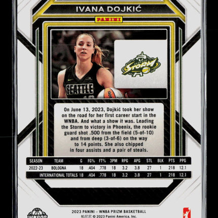 2023 Panini Prizm WNBA Ivana Dojkić #150