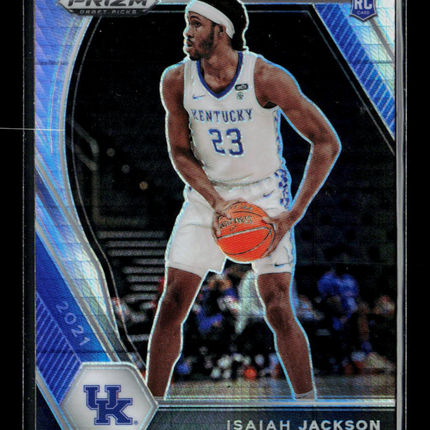 2021 Panini Prizm Draft Picks Isaiah Jackson #16 Silver RC