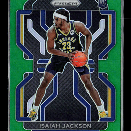 2021 Panini Prizm Isaiah Jackson #309 Green RC