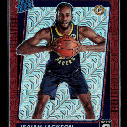 2022 Panini Donruss Optic Isaiah Jackson #167 Red Mojo