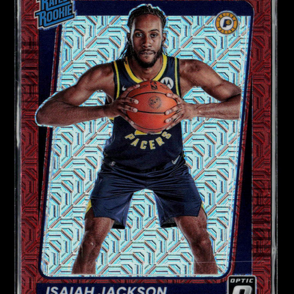 2022 Panini Donruss Optic Isaiah Jackson #167 Red Mojo