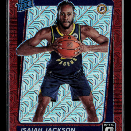 2022 Panini Donruss Optic Isaiah Jackson #167 Red Mojo Prizm