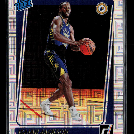 2021 Donruss Isaiah Jackson #217 Laser