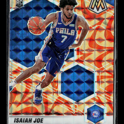 2021 Panini Mosaic Basketball Isaiah Joe #216 Reactive Orange