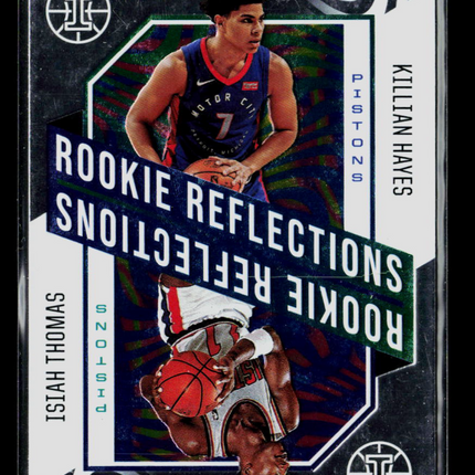 2021 Panini Illusions Basketball Killian Hayes Isiah Thomas #25 Reflections