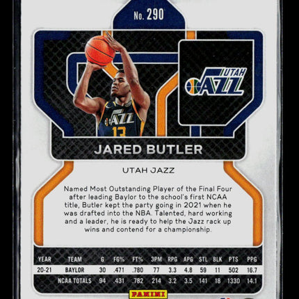 2021 Panini Prizm Jared Butler #290 RC