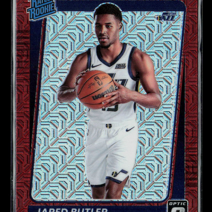 2022 Panini Donruss Optic Jared Butler #199 Red Mojo