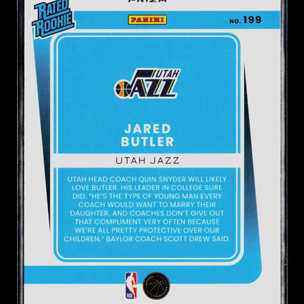 2022 Panini Donruss Optic Jared Butler #199 Red Mojo