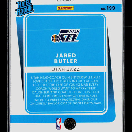 2022 Panini Donruss Optic Jared Butler #199 Red Mojo