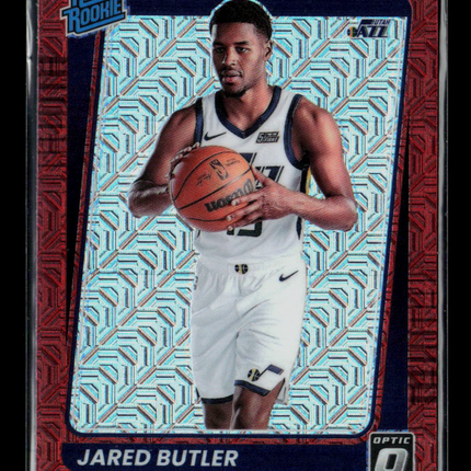 2022 Panini Donruss Optic Jared Butler #199 Red Mojo