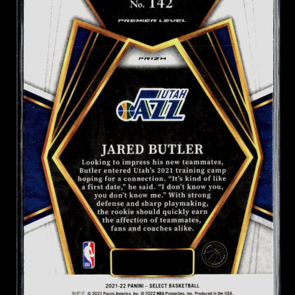 2022 Panini Select Jared Butler #142 RC