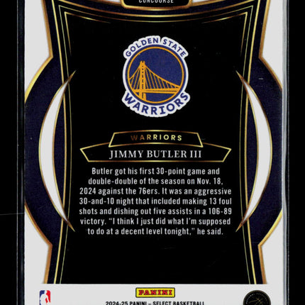 2025 Panini Select Jimmy Butler III #34 Blue