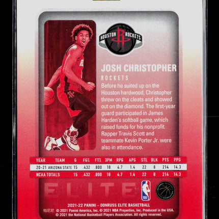 2021 Panini Donruss Elite Josh Christopher #225 401/999 RC
