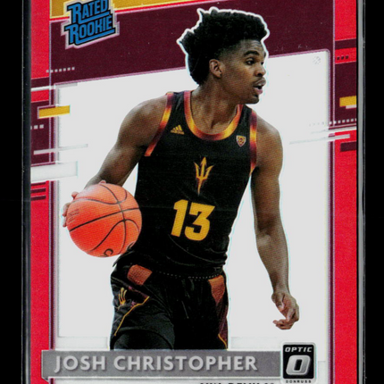 2021 Panini Donruss Optic Draft Picks Josh Christopher #222 Red 139/149