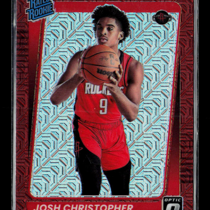 2022 Panini Donruss Optic Josh Christopher #200 Red Prizm
