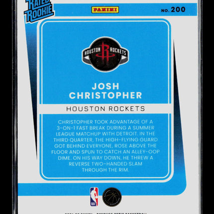 2022 Panini Donruss Optic Josh Christopher #200 Red Prizm