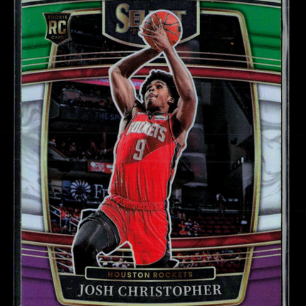 2022 Panini Select Josh Christopher #48 Green Purple RC