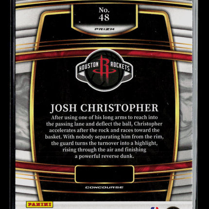 2022 Panini Select Josh Christopher #48 Red White Blue Prizm RC