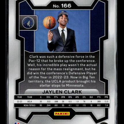 2023 Panini Prizm Jaylen Clark #166 RC