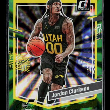 2023 Donruss Jordan Clarkson #113 Green Laser