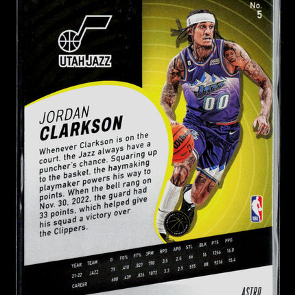 2023 Panini Revolution Jordan Clarkson #5 Astro
