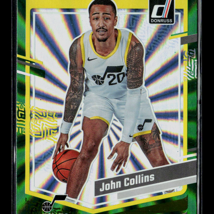 2023 Panini Donruss John Collins #184 Green Laser