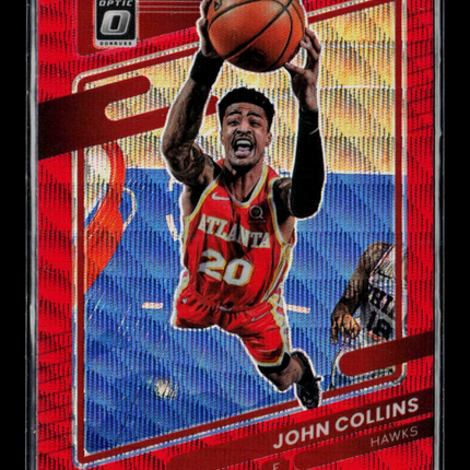 2022 Panini Donruss Optic John Collins #129 Red Wave