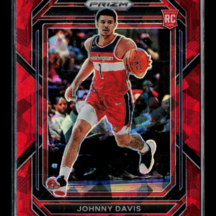2023 Panini Prizm Johnny Davis #231 Red Ice RC
