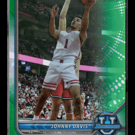 2021 Bowman University Johnny Davis #93 Green 88/99