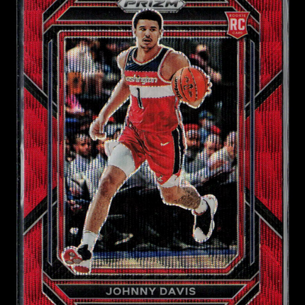 2023 Panini Prizm Johnny Davis #231 Red Wave RC