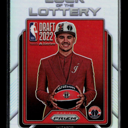 2023 Panini Prizm Basketball Johnny Davis #12 Luck of the Lottery