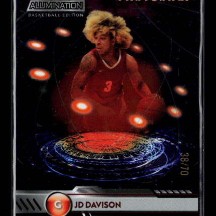 2022 Wild Card Alumination Protostar JD Davison #PS-7 38/70