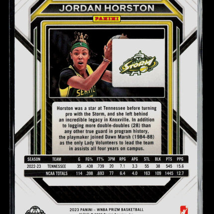 2023 Panini Prizm WNBA Jordan Horston #141 RC