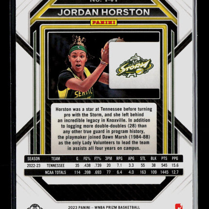 2023 Panini Prizm WNBA Jordan Horston #141 RC