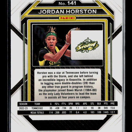 2023 Panini Prizm WNBA Jordan Horston #141 RC