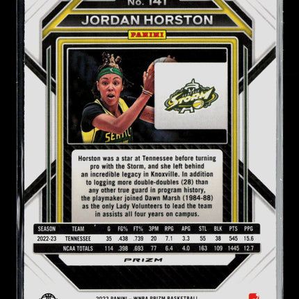 2023 Panini Prizm Jordan Horston #141 RC Silver