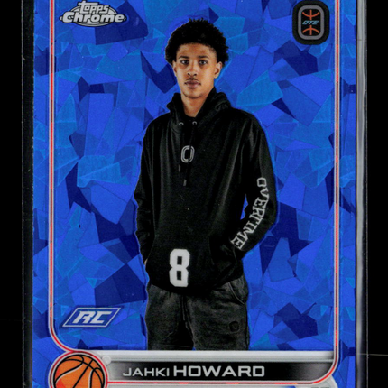 2025 Topps Chrome OTE Jahki Howard #23 Blue Sapphire RC