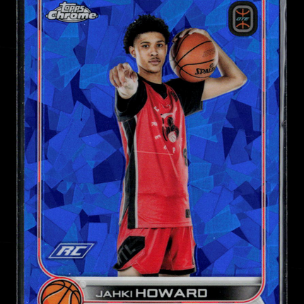 2025 Topps Chrome OTE Jahki Howard #39 Blue Sapphire RC
