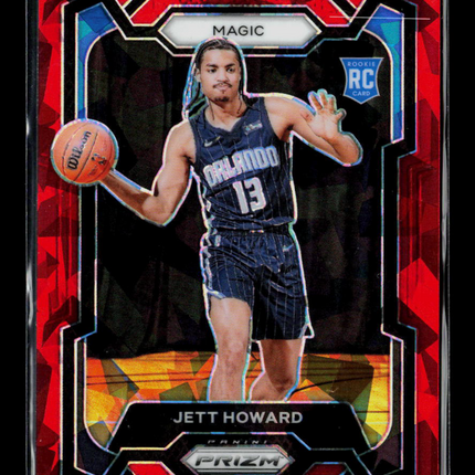 2023 Panini Prizm Jett Howard #132 Red Ice RC