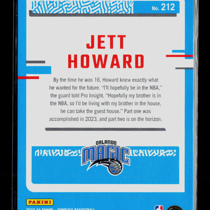 2023 Panini Donruss Jett Howard #212