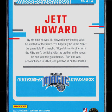 2023 Panini Donruss Jett Howard #212