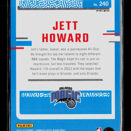 2024 Panini Donruss Optic Jett Howard #240 Purple