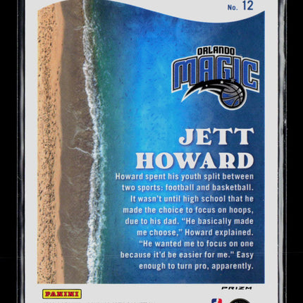 2024 Panini Donruss Optic Splash Jett Howard #12 Purple RC