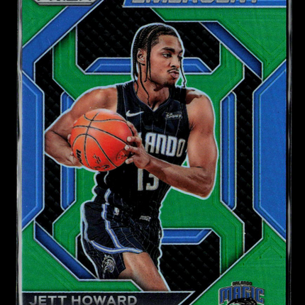 2023 Panini Prizm Emergent Jett Howard #5 Green