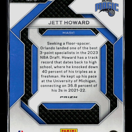 2023 Panini Prizm Emergent Jett Howard #5 Green