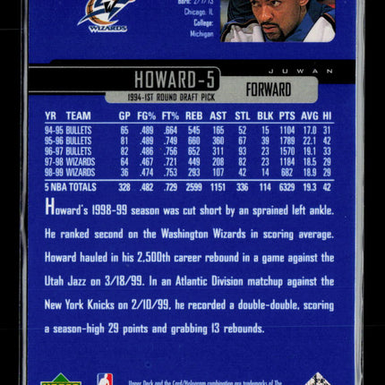 1994 Upper Deck Juwan Howard #129