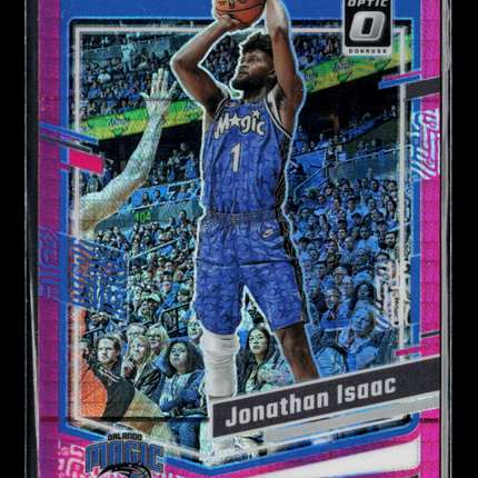 2024 Panini Donruss Optic Jonathan Isaac #37 Pink Velocity