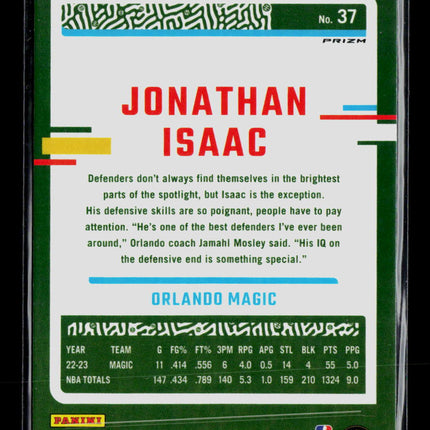 2024 Panini Donruss Optic Jonathan Isaac #37 Pink Velocity